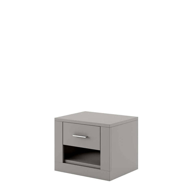 Lenart Comodino con 1 cassetto Idea 07 Grigio Opaco