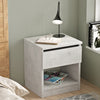 Asir Comodino con 1 cassetto Luvio LV26-TL Grigio