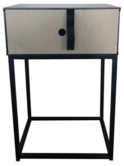 Actona Comodino con 1 cassetto Mitra II Nero