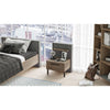 Asir Comodino con 1 cassetto New Home HM5-CG Marrone
