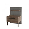 Asir Comodino con 1 cassetto New Home HM5-CG Marrone