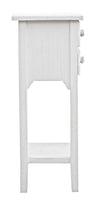 Bizzotto Comodino con 2 cassetti Blanc Bianco