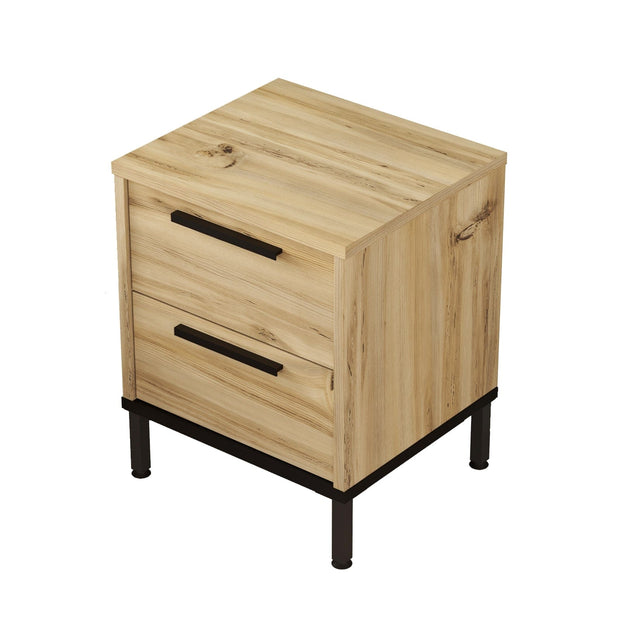 Asir Comodino con 2 cassetti Luvio LV24-KL Quercia
