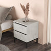 Asir Comodino con 2 cassetti Luvio LV25-TL Grigio