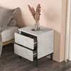 Asir Comodino con 2 cassetti Luvio LV25-TL Grigio