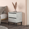 Asir Comodino con 2 cassetti Luvio LV25-TL Grigio