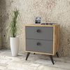 Asir Comodino con 2 cassetti Vilamo VL67-222 Antracite