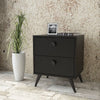 Asir Comodino con 2 cassetti Vilamo VL67-332 Nero