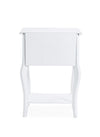 Bizzotto Comodino con 3 cassetti Daisy Bianco