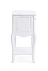 Bizzotto Comodino con 3 cassetti Daisy Bianco