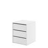 Lenart Comodino con 3 cassetti Idea 13 Bianco Opaco
