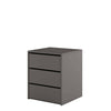 Lenart Comodino con 3 cassetti Idea 13 Grigio Opaco