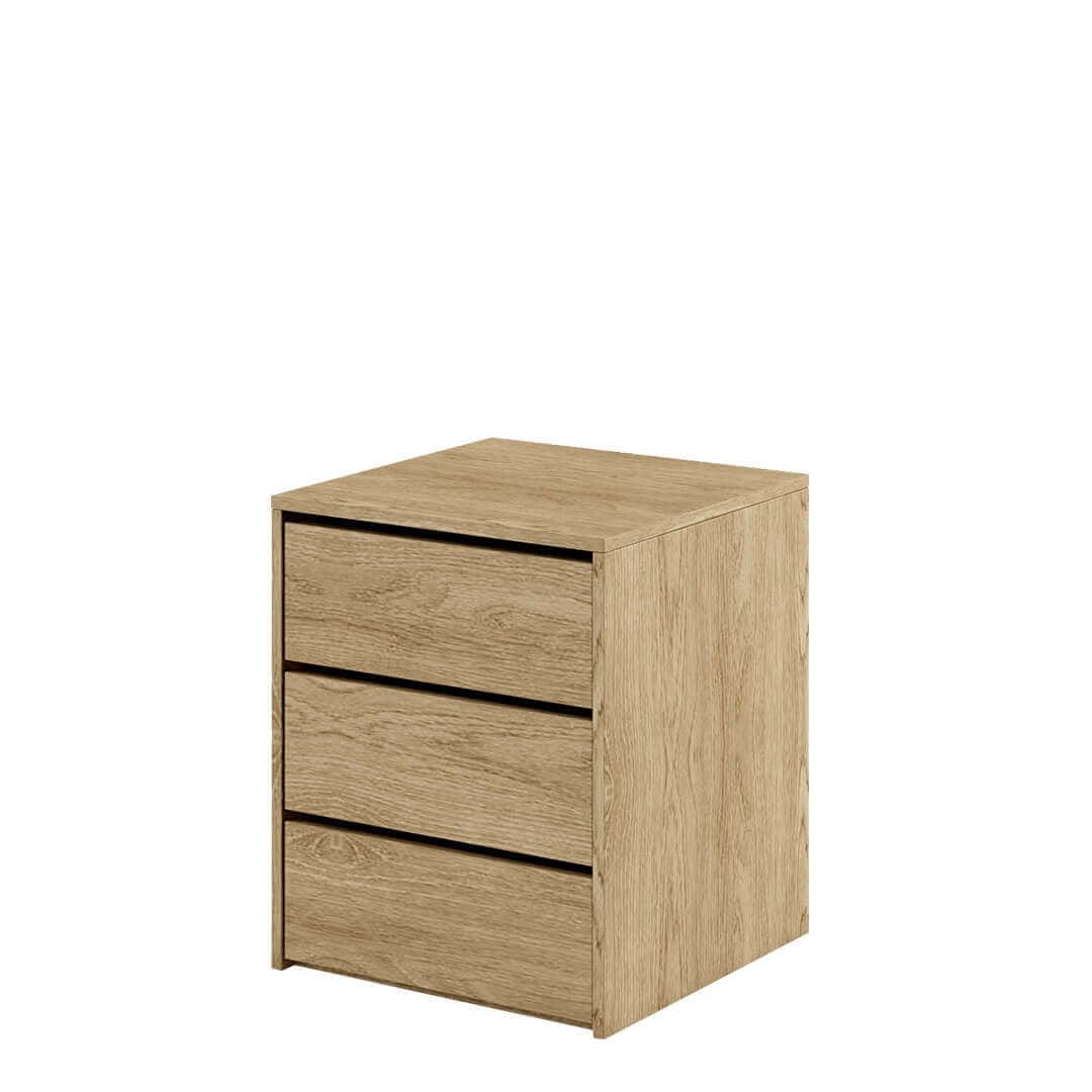 Lenart Comodino con 3 cassetti Idea 13 Quercia