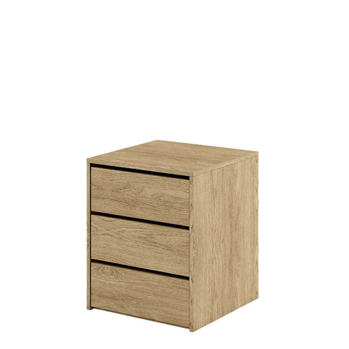 Lenart Comodino con 3 cassetti Idea 13 Quercia