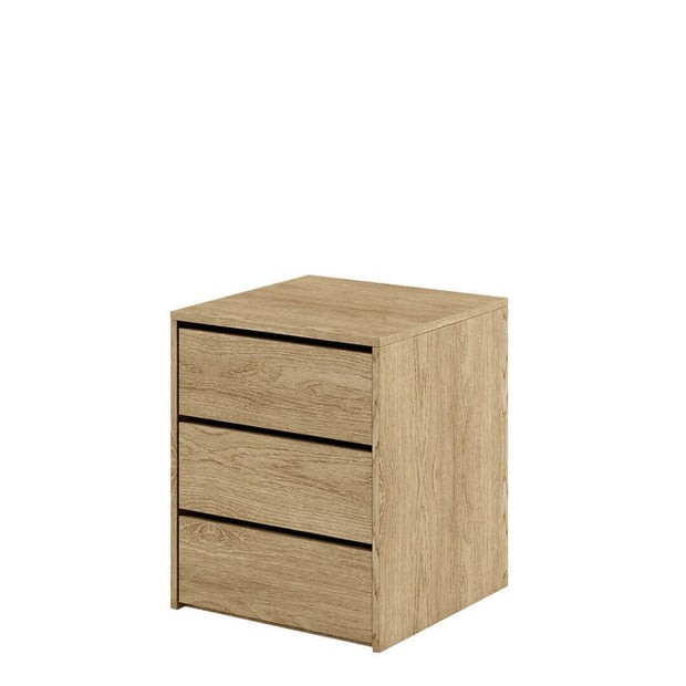 Lenart Comodino con 3 cassetti Idea 13 Quercia