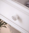 Cilek Comodino in legno con 2 cassetti, per bambini e ragazzi, Romantica White, l50xL42xH56 cm