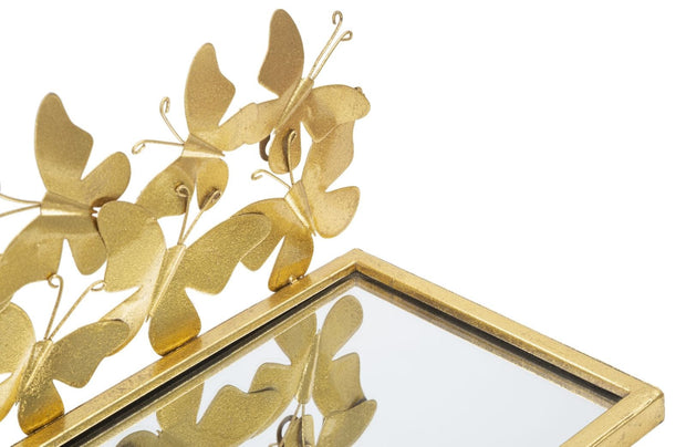 Mauro Ferretti Comodino Mensola Butterflies Coppia cm 43x19,2x16,5