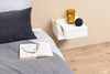 Actona Comodino sospeso con 1 cassetto Ashlan Bianco