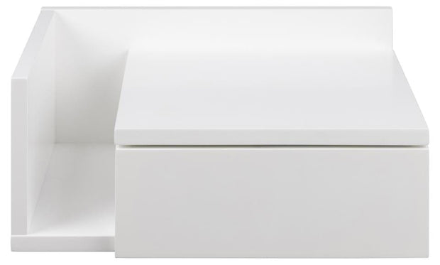 Actona Comodino sospeso con 1 cassetto Ashlan Bianco