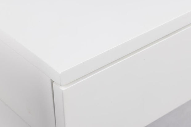 Actona Comodino sospeso con 1 cassetto Ashlan Bianco