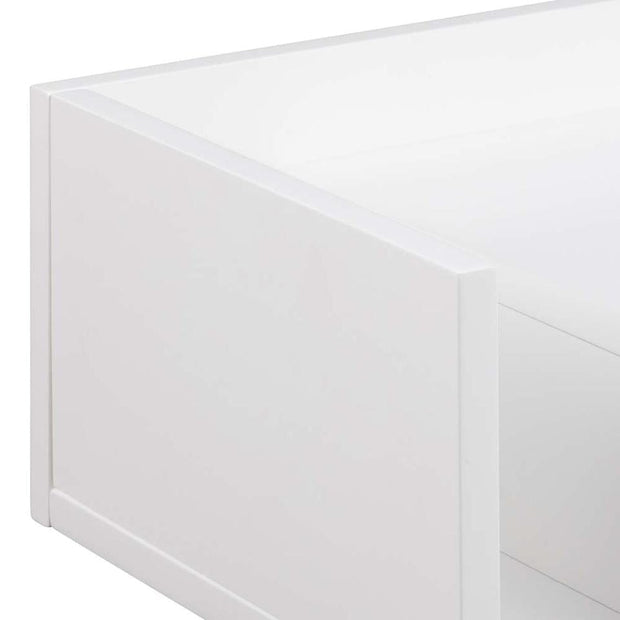 Actona Comodino sospeso con 1 cassetto Ashlan Bianco