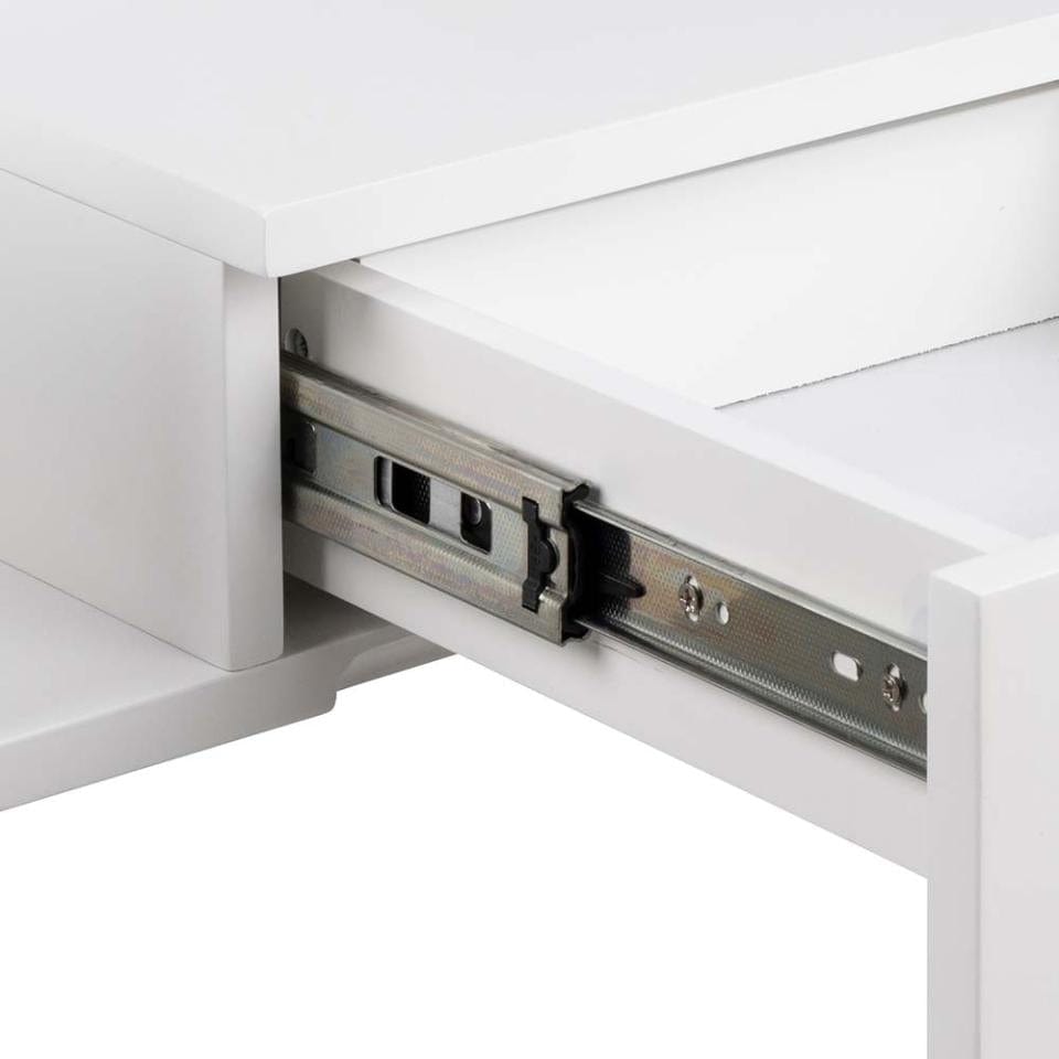 Actona Comodino sospeso con 1 cassetto Ashlan Bianco