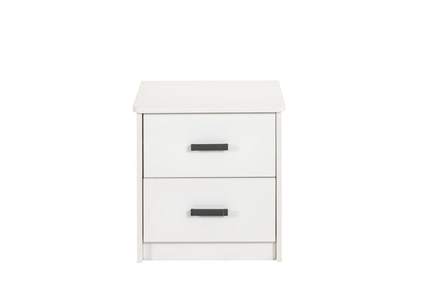 Cilek Comodino Youth con 2 cassetti Bianco, L 43 L 41 H 46 cm