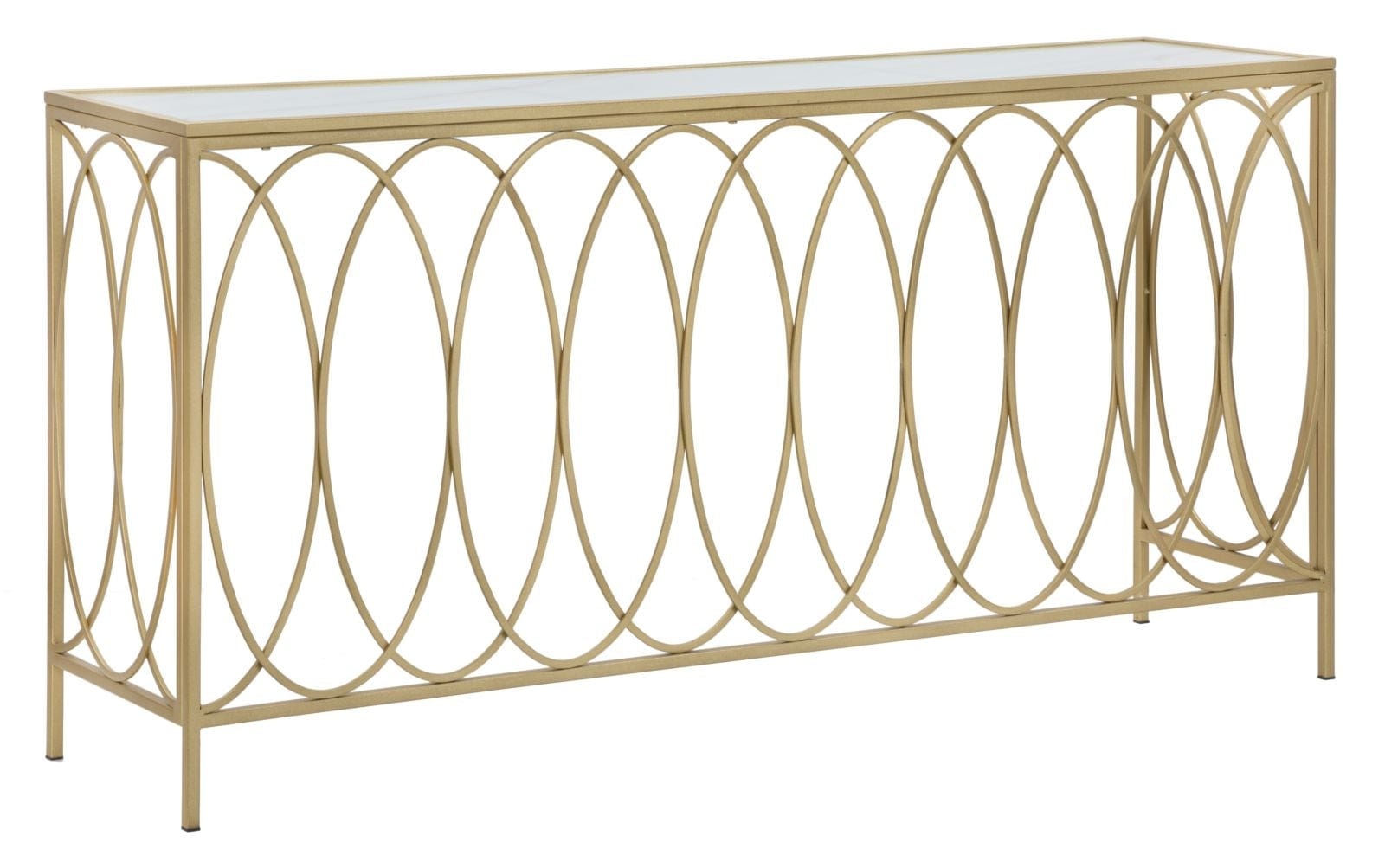 Mauro Ferretti Console Arc Similmarble cm 160x40x79