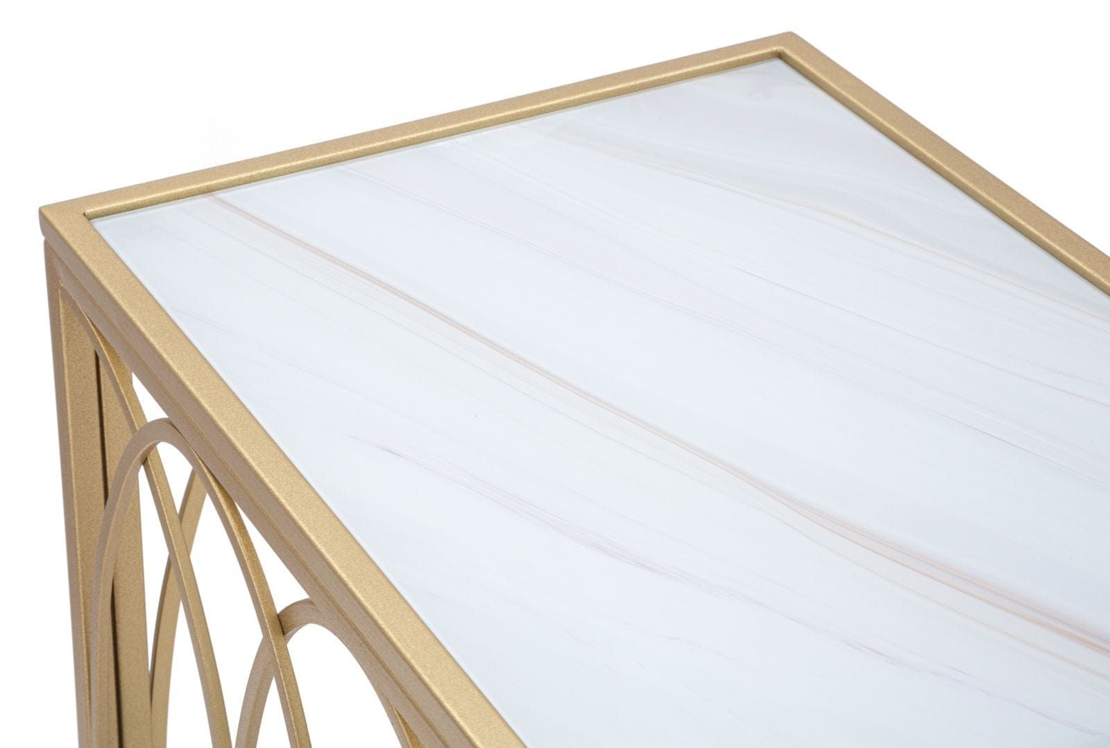 Mauro Ferretti Console Arc Similmarble cm 160x40x79