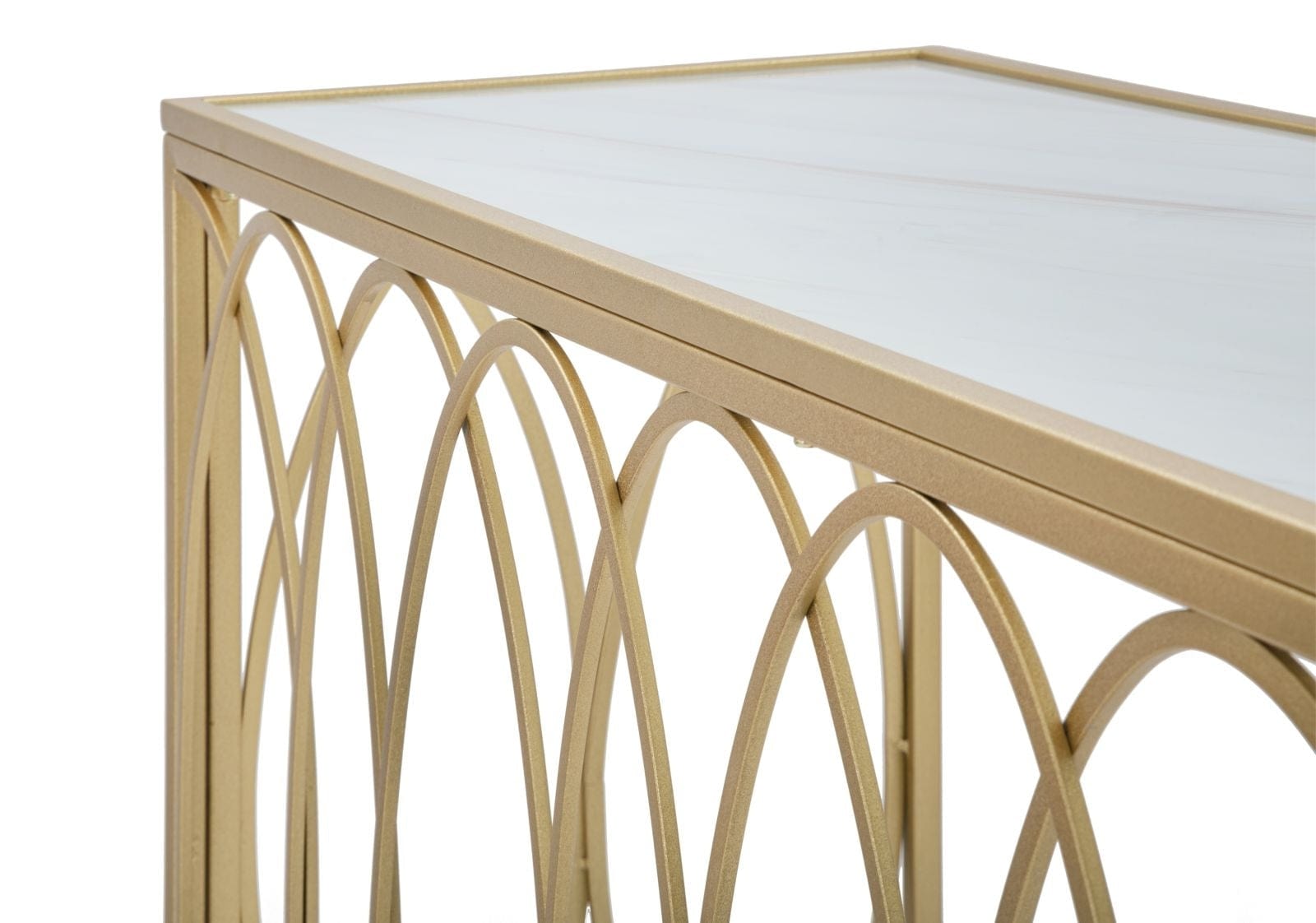 Mauro Ferretti Console Arc Similmarble cm 160x40x79