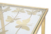 Mauro Ferretti Console Butterflies Glass cm 100x35x80