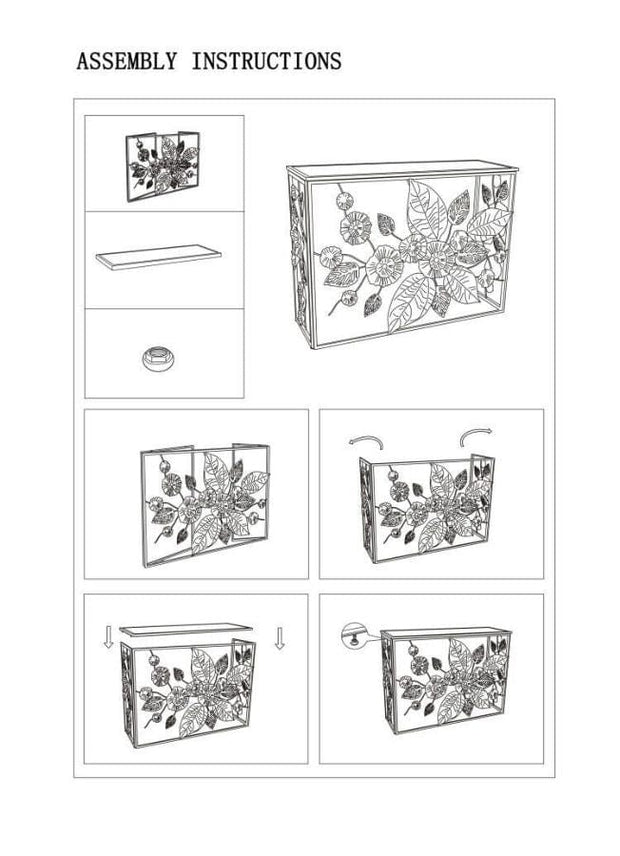 Mauro Ferretti Console Glam Dark cm 112x42x80