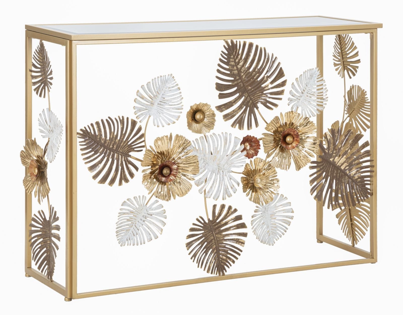 Mauro Ferretti Console Glam Floris cm 113x40x80