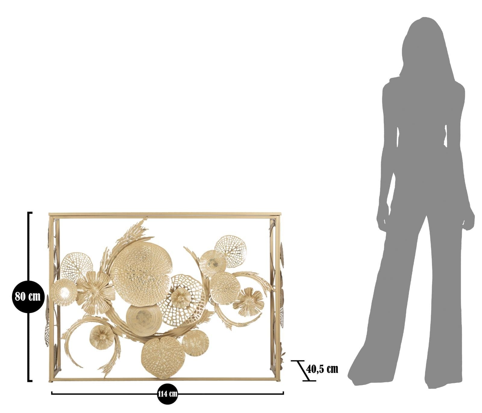 Mauro Ferretti Console Glam Univers cm 114x40,5x80