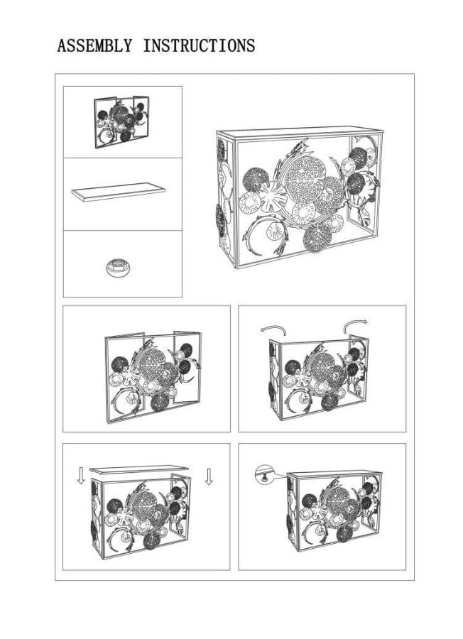 Console Glam Univers cm 114x40,5x80 (9)
