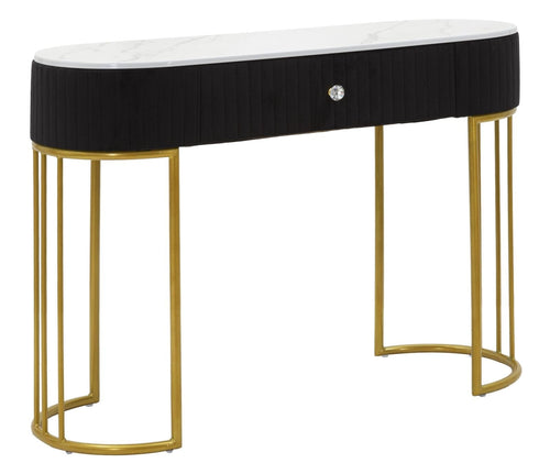 Mauro Ferretti Console Montpellier Nera cm 100x43x74