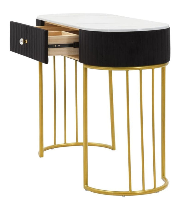 Mauro Ferretti Console Montpellier Nera cm 100x43x74