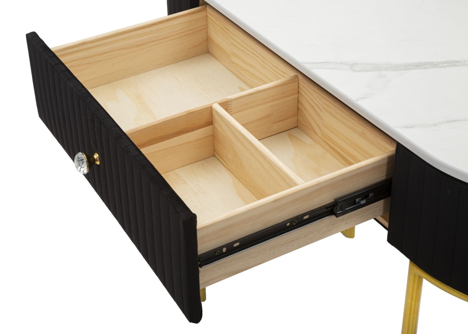 Mauro Ferretti Console Montpellier Nera cm 100x43x74