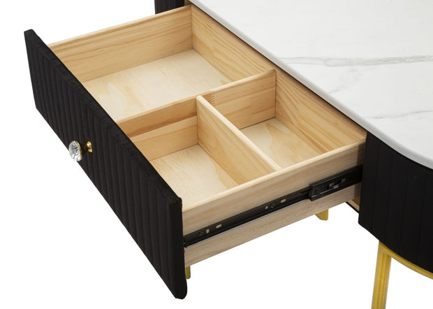Mauro Ferretti Console Montpellier Nera cm 100x43x74