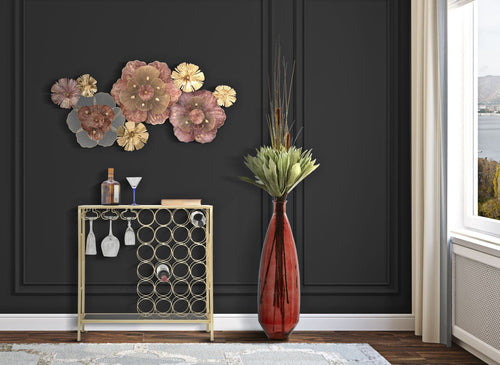Mauro Ferretti Console P/Bottiglie Glam cm 76x30x75