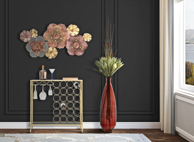 Mauro Ferretti Console P/Bottiglie Glam cm 76x30x75