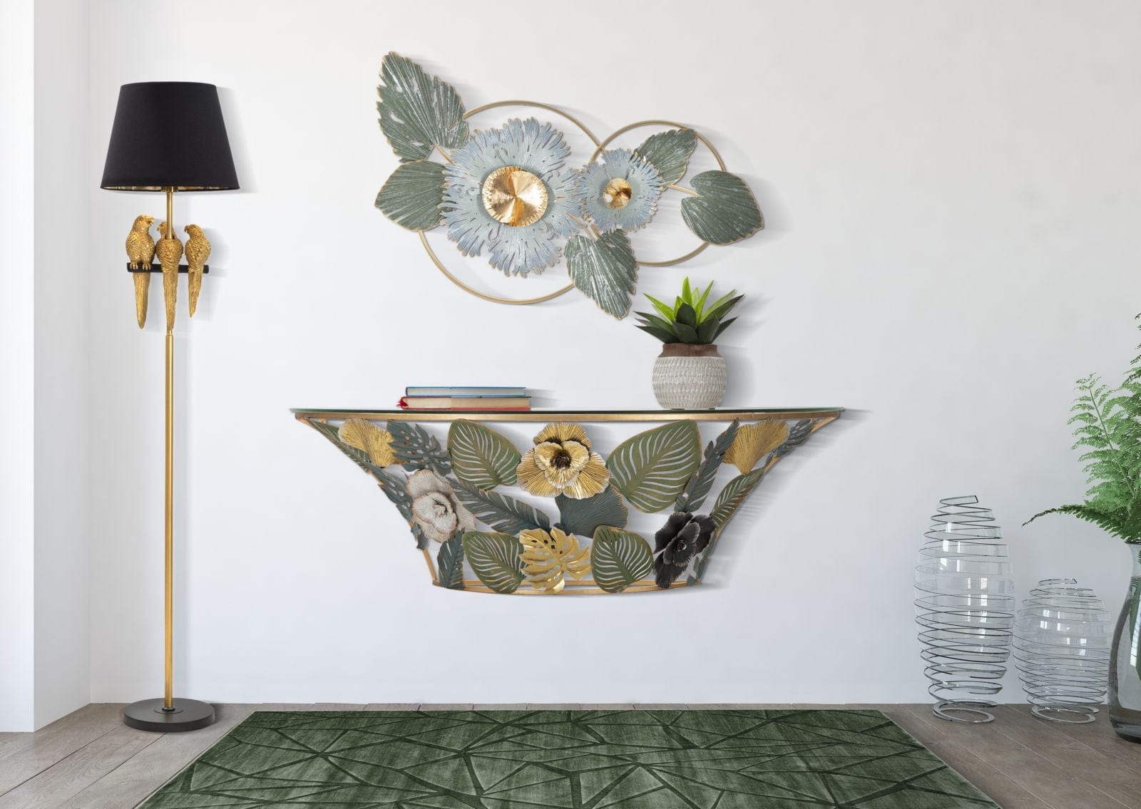 Mauro Ferretti Console Sospesa Amaz cm 120x40,5x37,2