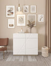 Lenart Credenza a 2 cassetti e 2 ante Futura 15 Bianco