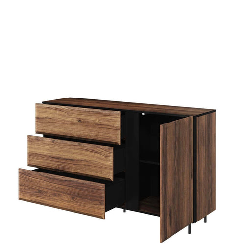 Lenart Credenza a 3 cassetti e 1 anta Borga 07 Quercia