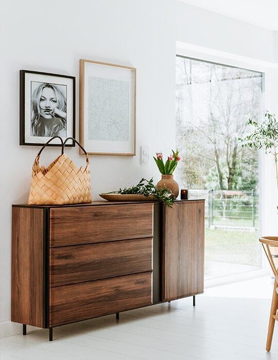 Lenart Credenza a 3 cassetti e 1 anta Borga 07 Quercia