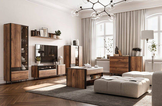 Lenart Credenza a 3 cassetti e 1 anta Borga 07 Quercia