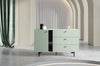Lenart Credenza a 3 cassetti e 1 anta Colours Small CS 04 Opaco Verde