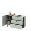 Lenart Credenza a 3 cassetti e 1 anta Colours Small CS 04 Opaco Verde