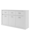 Lenart Credenza a 3 cassetti e 3 ante Arti 09 Opaco Bianco