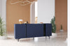 Lenart Credenza a 3 cassetti e 3 ante Colours Large CS 03 Opaco Blu